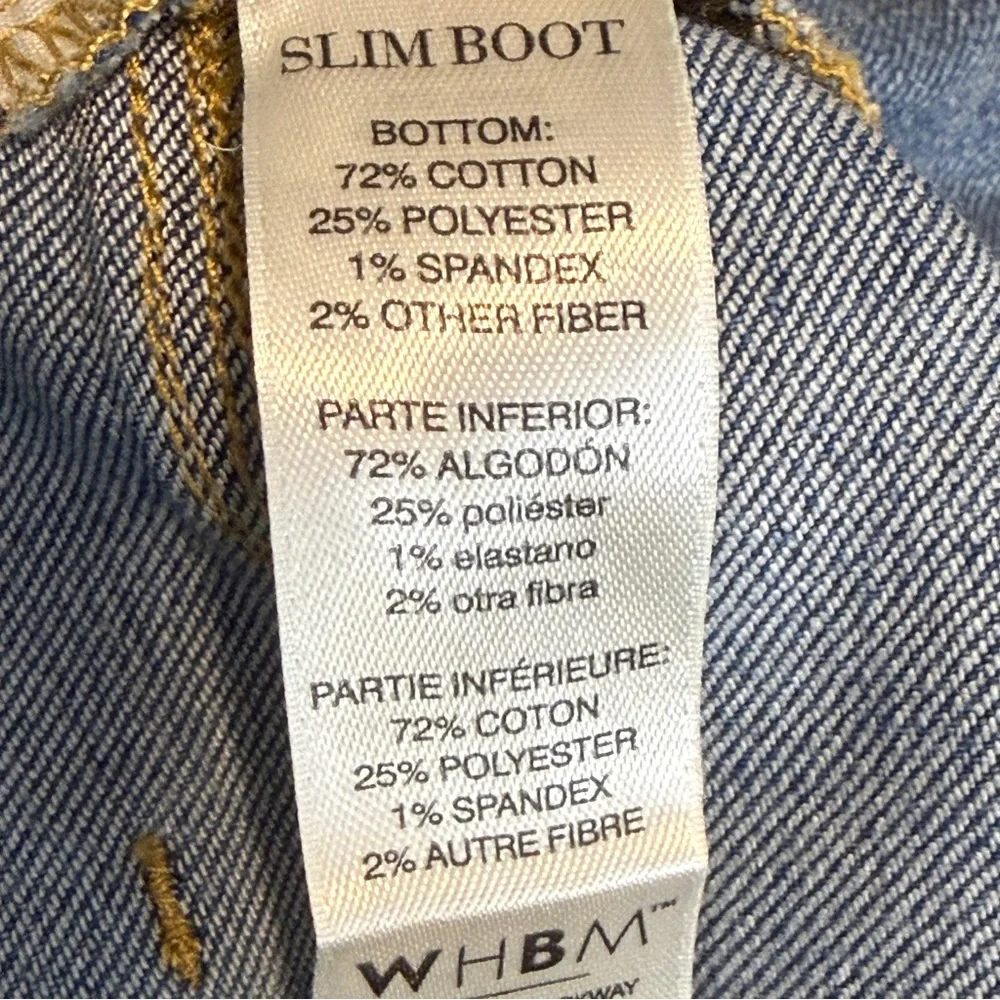 White House Black Market Slim Boot Cut Jeans - Picture 6 of 6